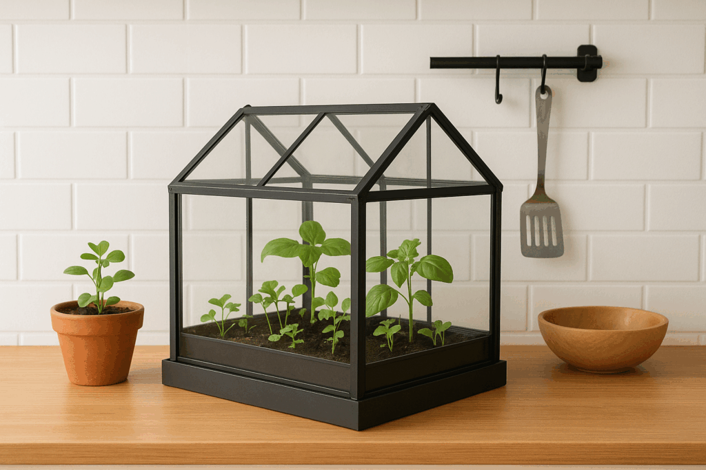 Mini Estufa para Apartamentos a quinta das 5 ideias de hortas para apartamento